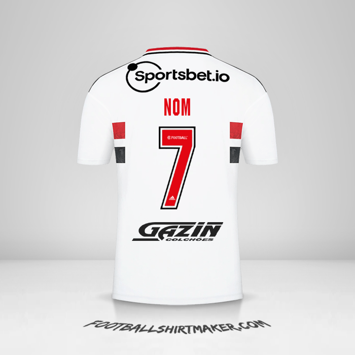 Maillot Sao Paulo FC 2022 -  nom - 7