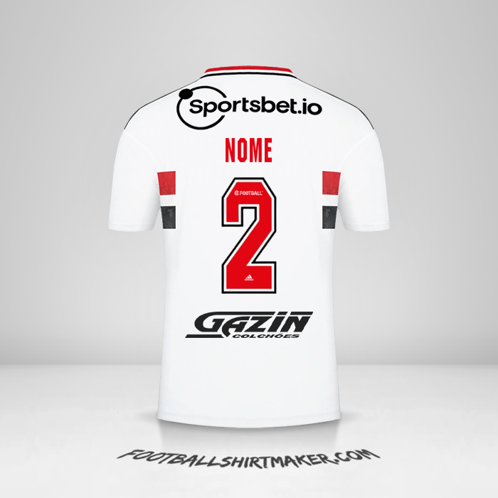 Camisola Sao Paulo FC 2022 -  nome - 2