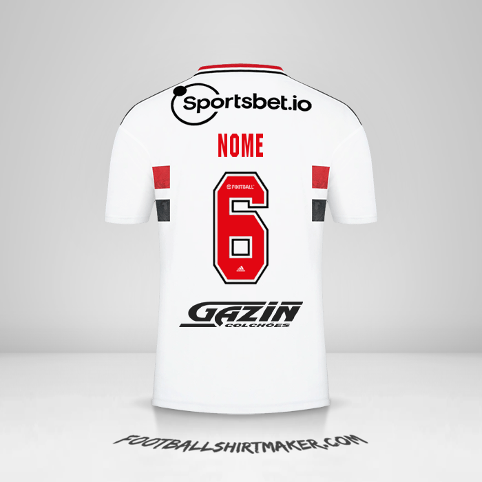 Maglia Sao Paulo FC 2022 -  nome - 6