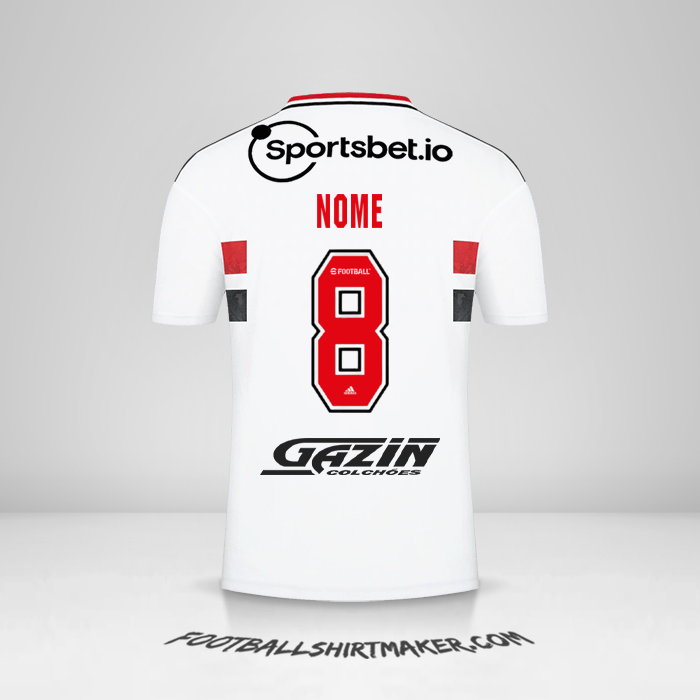 Camisa Sao Paulo FC 2022 -  nome - 8