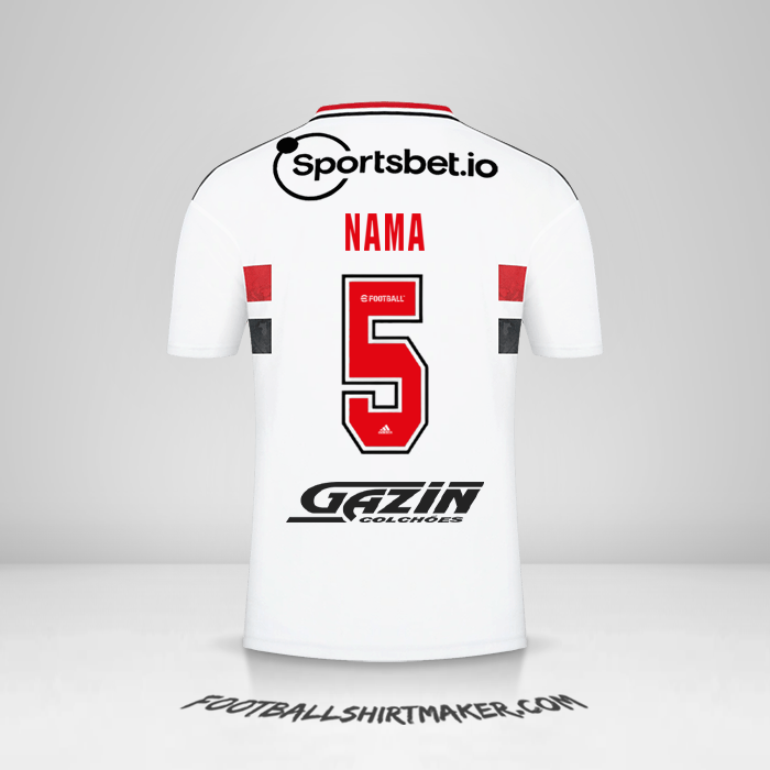 Jersey Sao Paulo FC 2022 -  nama - 5