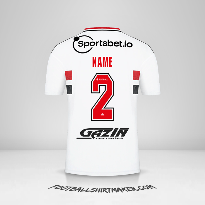 Jersey Sao Paulo FC 2022 -  name - 2