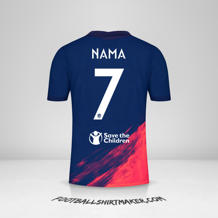 Jersey Atletico Madrid Cup 2021/2022 Alternatif -  nama - 7