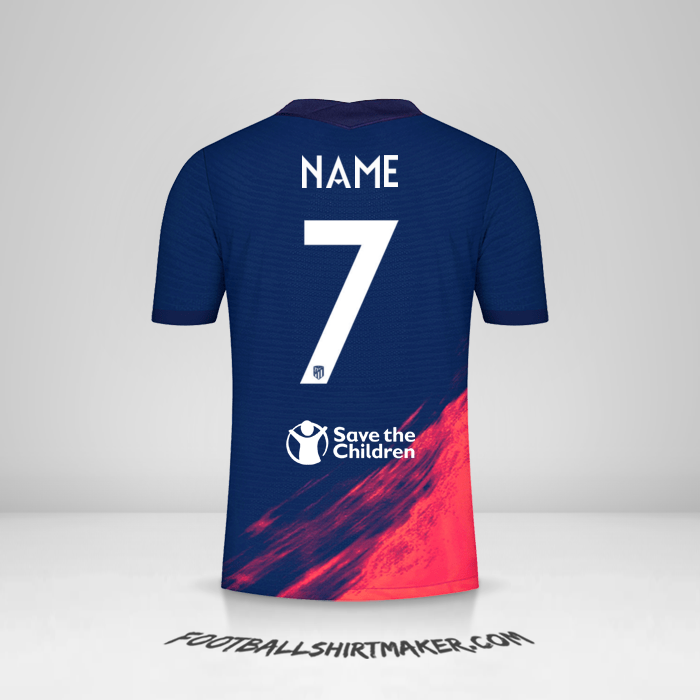 Trikot Atletico Madrid Cup 2021/2022 Auswärts -  name - 7