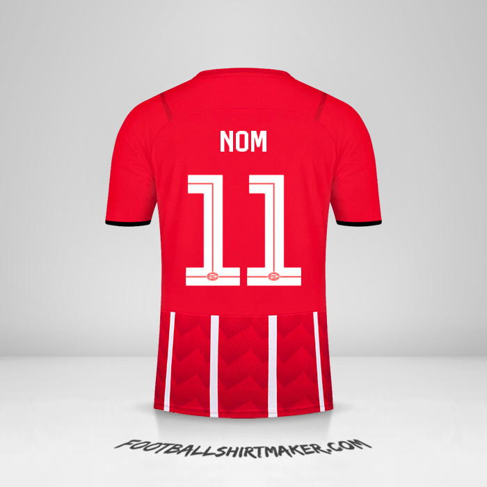 Maillot PSV UEL 2021/2022 -  nom - 11