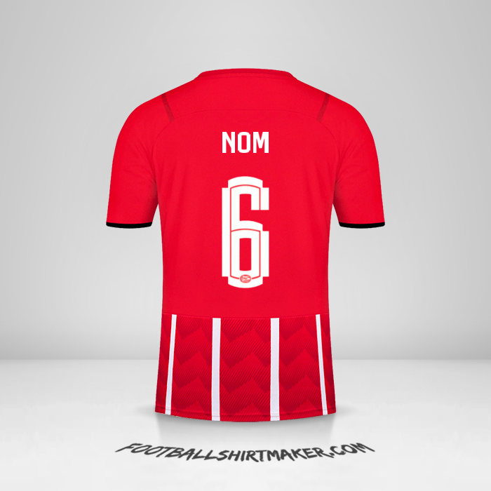 Maillot PSV UEL 2021/2022 -  nom - 6