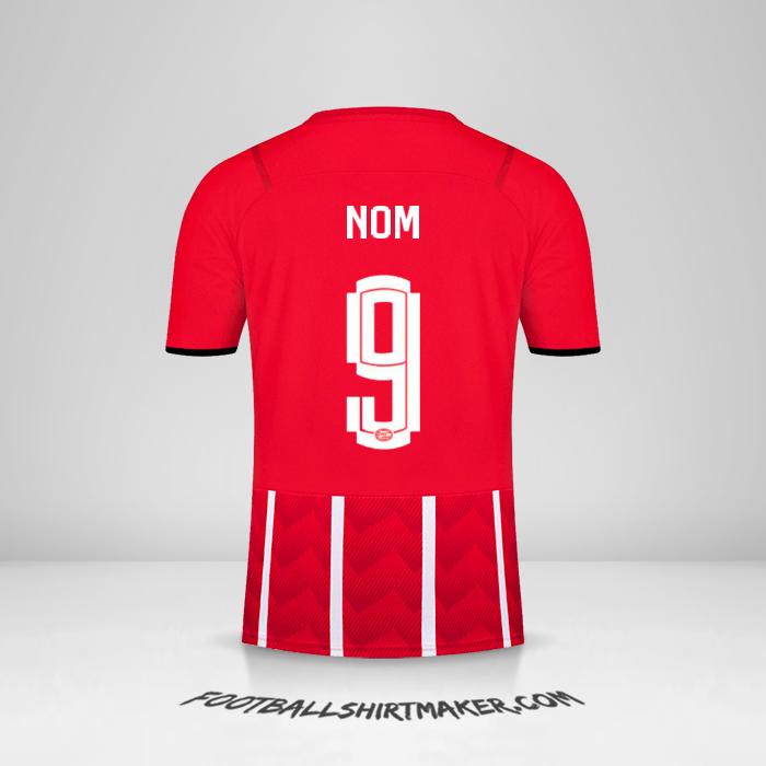 Maillot PSV UEL 2021/2022 -  nom - 9