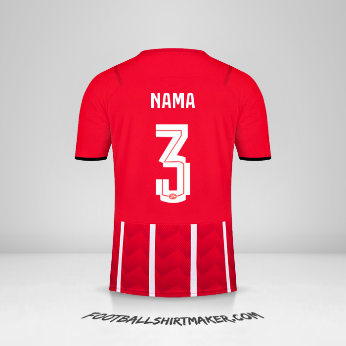 Jersey PSV UEL 2021/2022 -  nama - 3