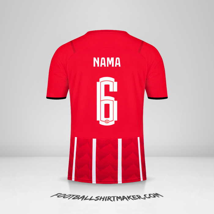 Jersey PSV UEL 2021/2022 -  nama - 6