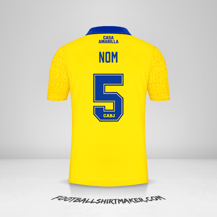 Maillot Boca Juniors 2022/23 Troisième -  nom - 5