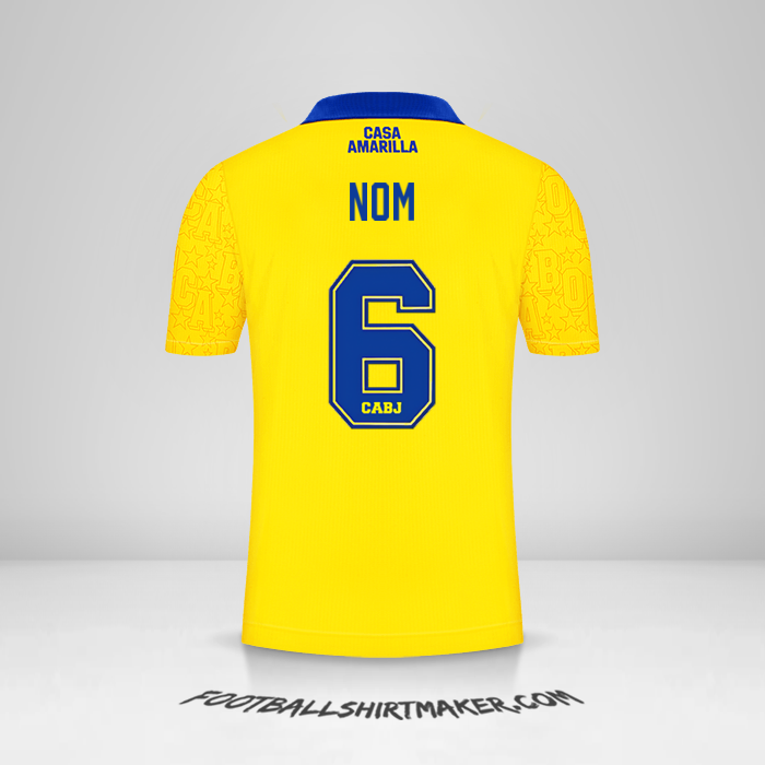 Maillot Boca Juniors 2022/23 Troisième -  nom - 6