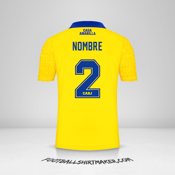 Camiseta Boca Juniors 2022/23 Tercera -  nombre - 2