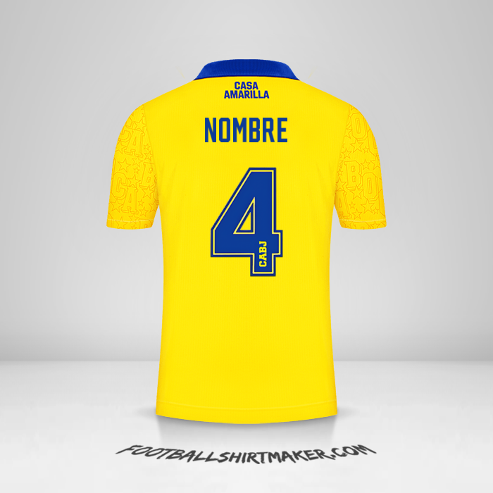 Jersey Boca Juniors 2022/23 Tercera -  nombre - 4