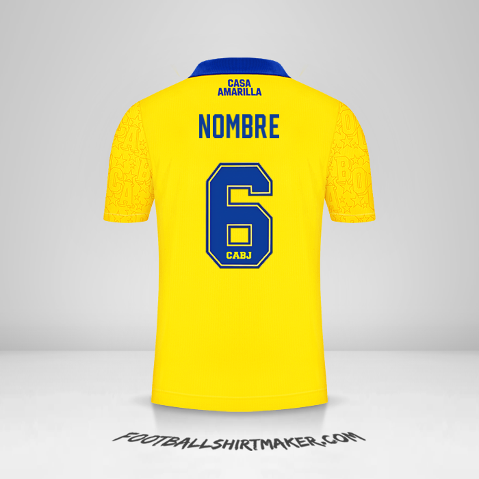 Jersey Boca Juniors 2022/23 Tercera -  nombre - 6