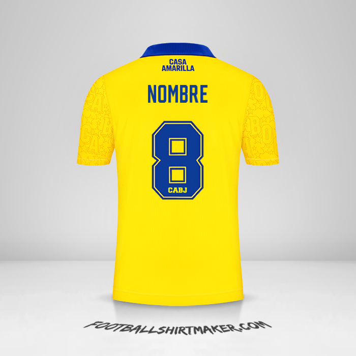 Jersey Boca Juniors 2022/23 Tercera -  nombre - 8