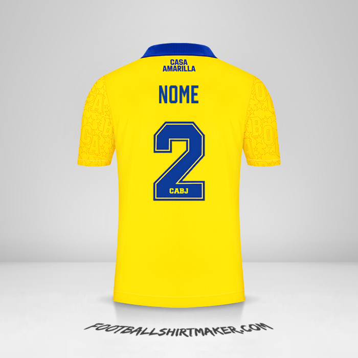 Camisa Boca Juniors 2022/23 Terceira -  nome - 2