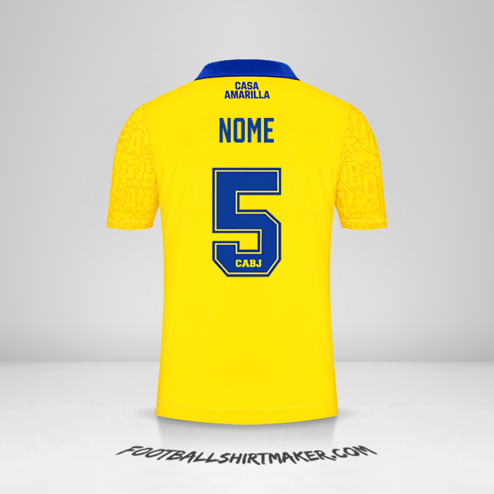 Camisa Boca Juniors 2022/23 Terceira -  nome - 5