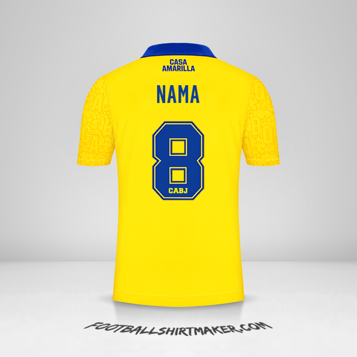 Jersey Boca Juniors 2022/23 Ketiga -  nama - 8