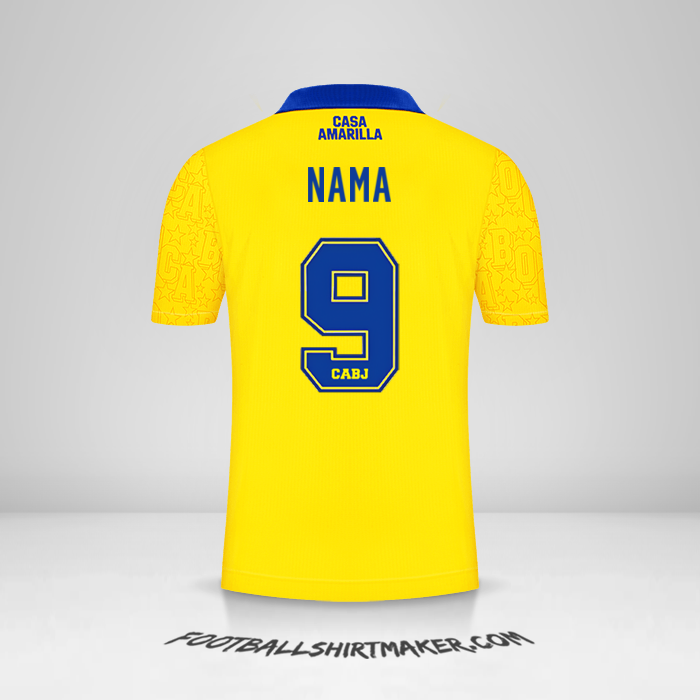 Jersey Boca Juniors 2022/23 Ketiga -  nama - 9