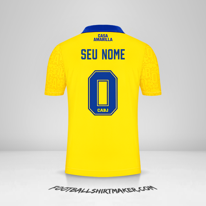 Camisa Boca Juniors 2022/23 III -  seu nome - 0