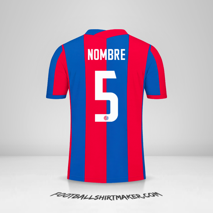 Jersey San Lorenzo 2021/22 -  nombre - 5