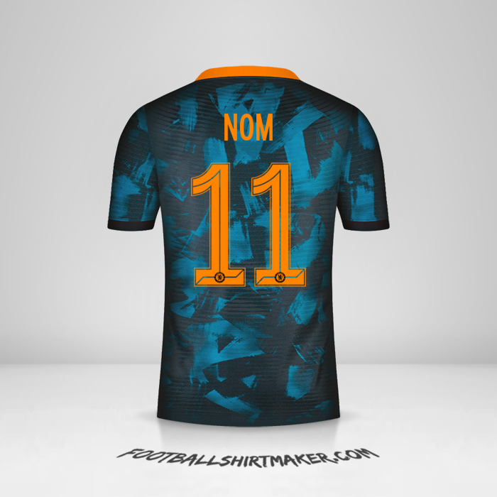 Maillot Chelsea Cup 2021/2022 Troisième -  nom - 11