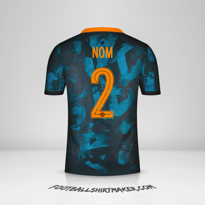 Maillot Chelsea Cup 2021/2022 Troisième -  nom - 2