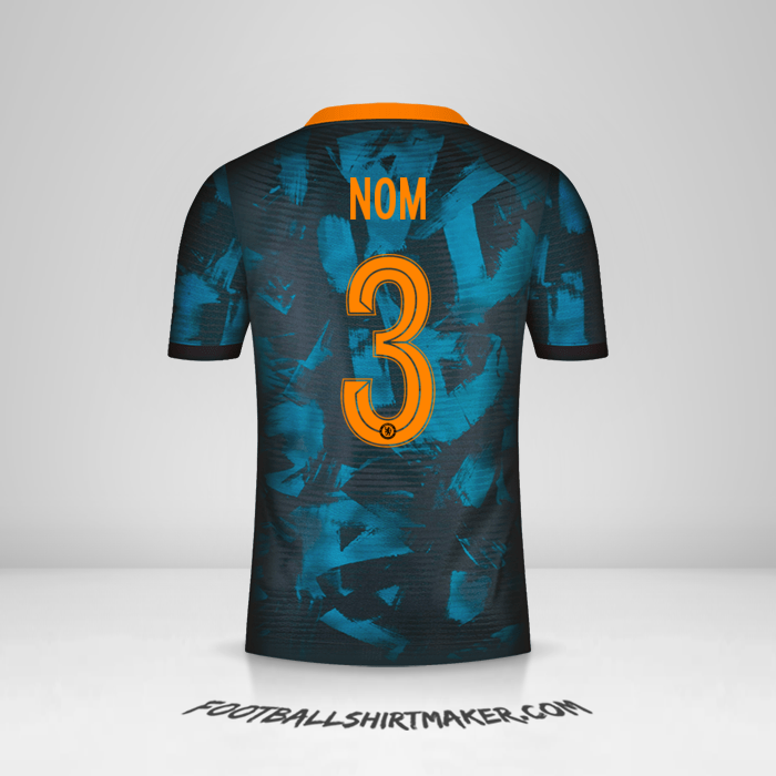 Maillot Chelsea Cup 2021/2022 Troisième -  nom - 3
