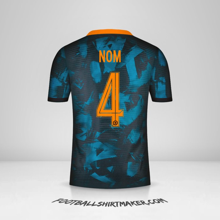 Maillot Chelsea Cup 2021/2022 Troisième -  nom - 4