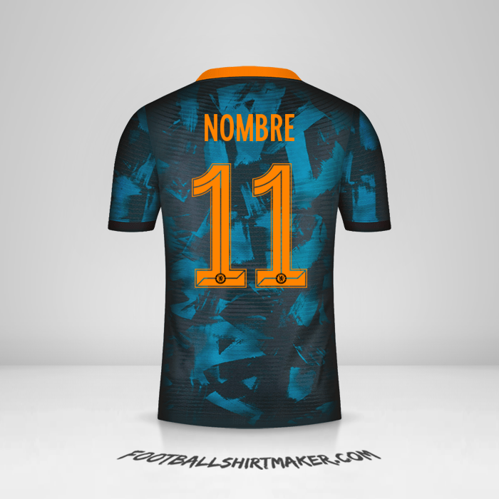 Jersey Chelsea Cup 2021/2022 Tercera -  nombre - 11