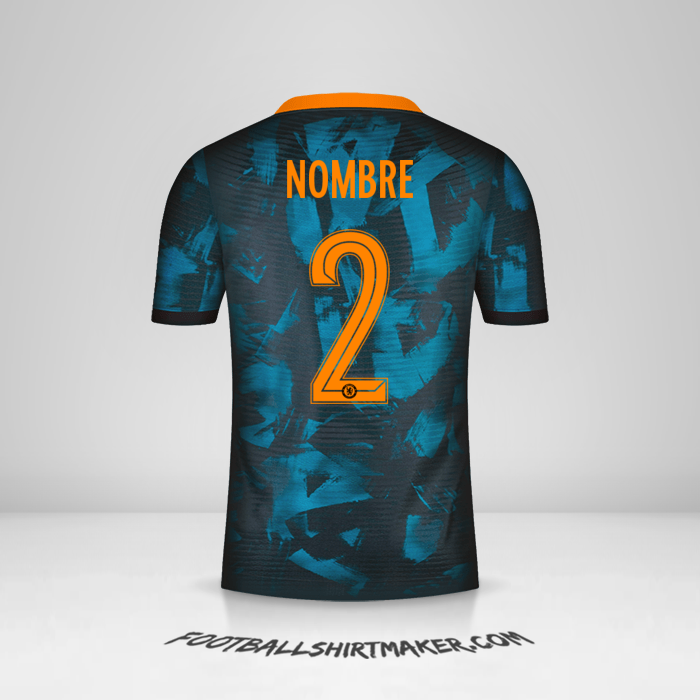 Jersey Chelsea Cup 2021/2022 Tercera -  nombre - 2