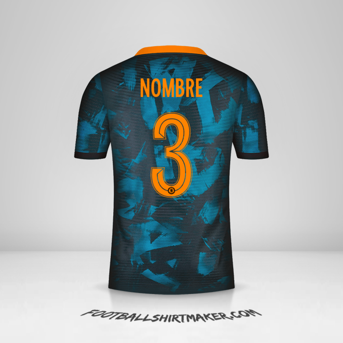 Camiseta Chelsea Cup 2021/2022 Tercera -  nombre - 3