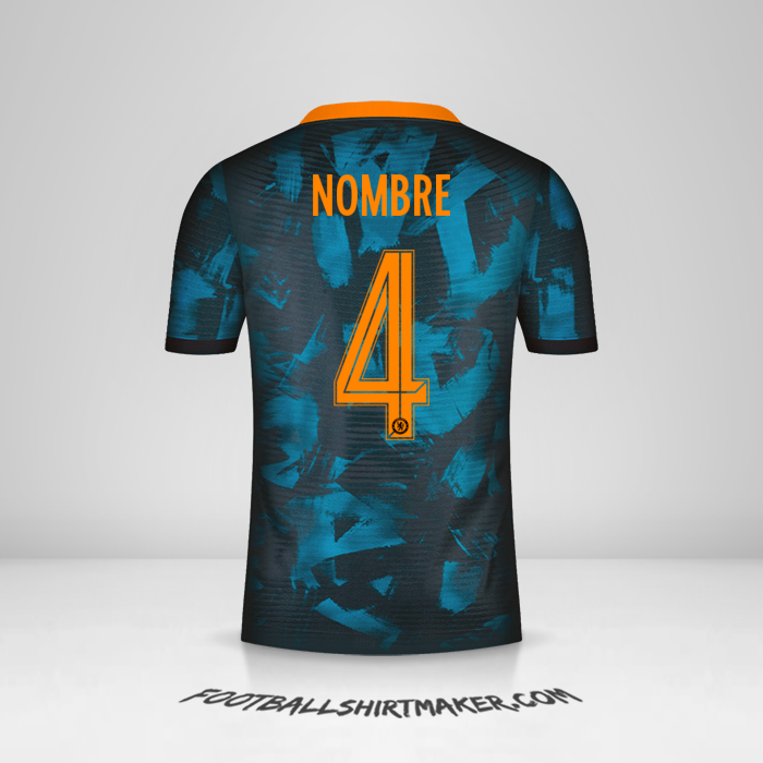 Jersey Chelsea Cup 2021/2022 Tercera -  nombre - 4
