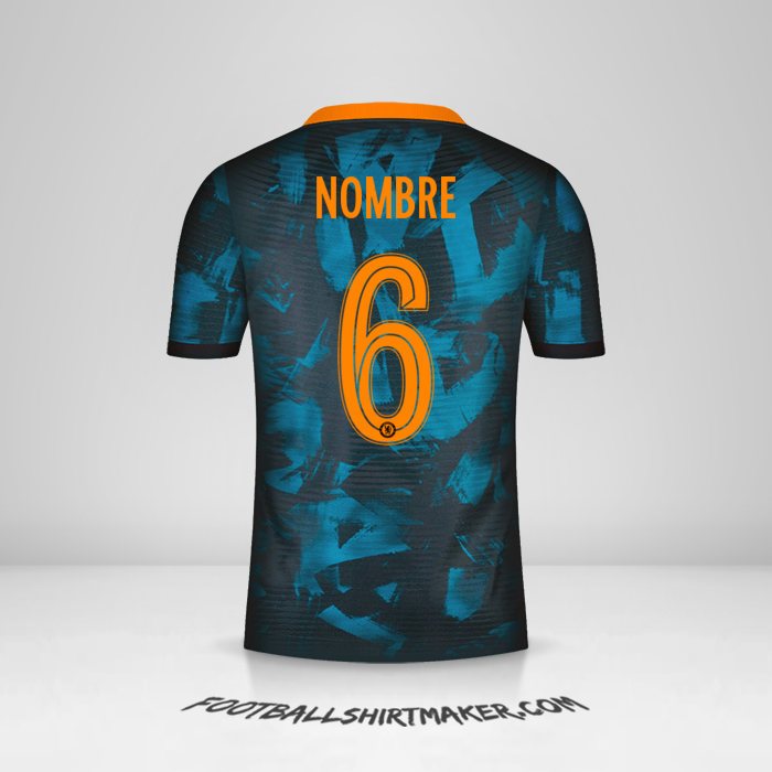 Jersey Chelsea Cup 2021/2022 Tercera -  nombre - 6