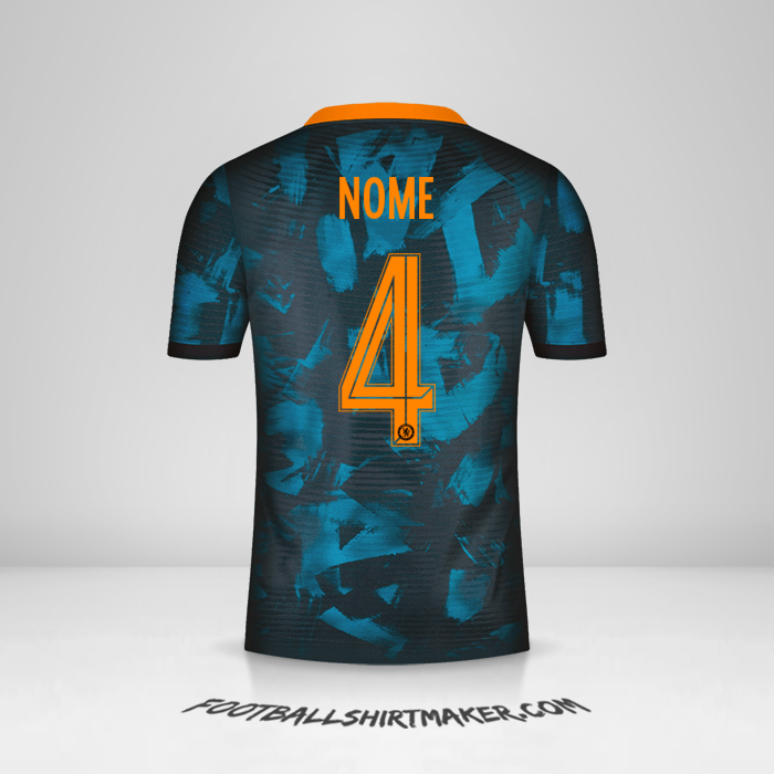 Maglia Chelsea Cup 2021/2022 Terza -  nome - 4