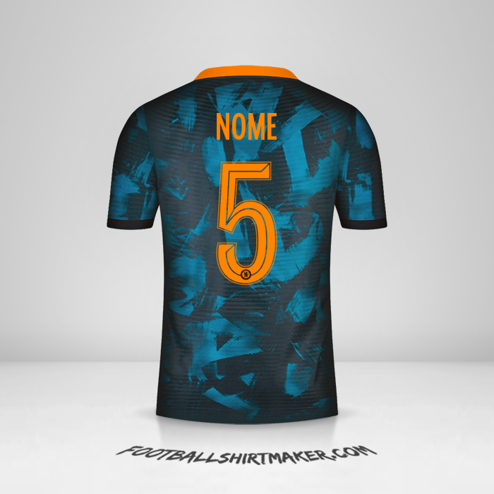 Maglia Chelsea Cup 2021/2022 Terza -  nome - 5