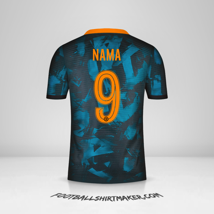 Jersey Chelsea Cup 2021/2022 Ketiga -  nama - 9