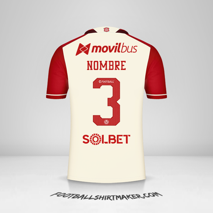 Jersey Universitario 2022 -  nombre - 3