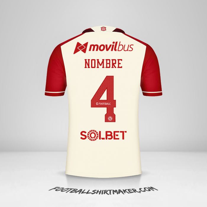 Jersey Universitario 2022 -  nombre - 4