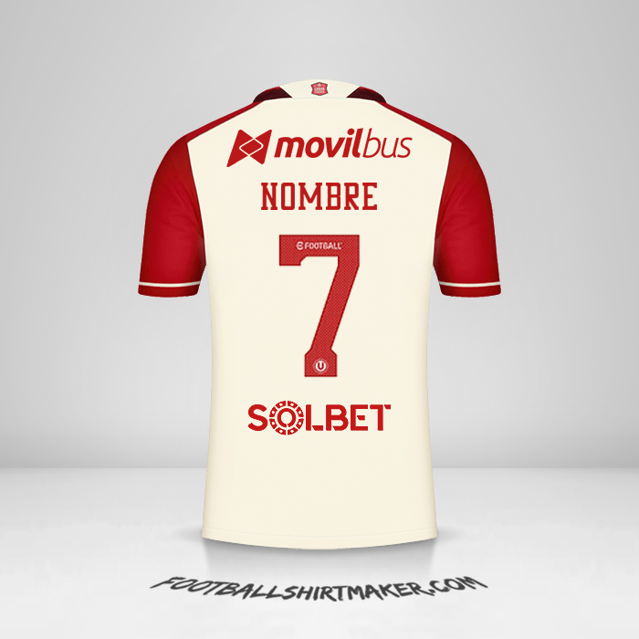 Jersey Universitario 2022 -  nombre - 7