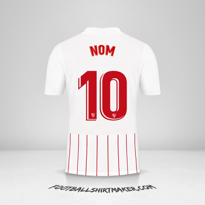 Maillot Sevilla FC 2021/2022 -  nom - 10