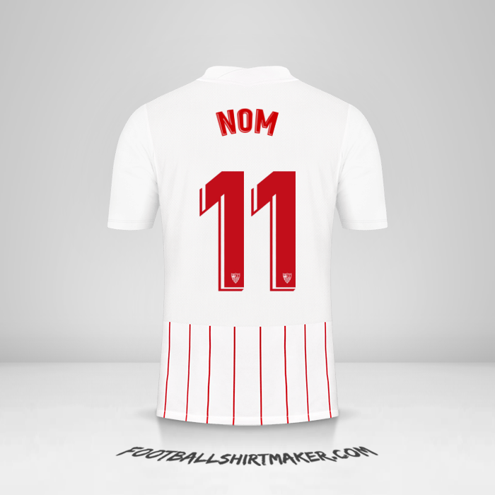 Maillot Sevilla FC 2021/2022 -  nom - 11