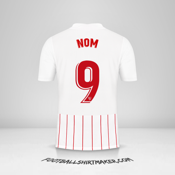 Maillot Sevilla FC 2021/2022 -  nom - 9