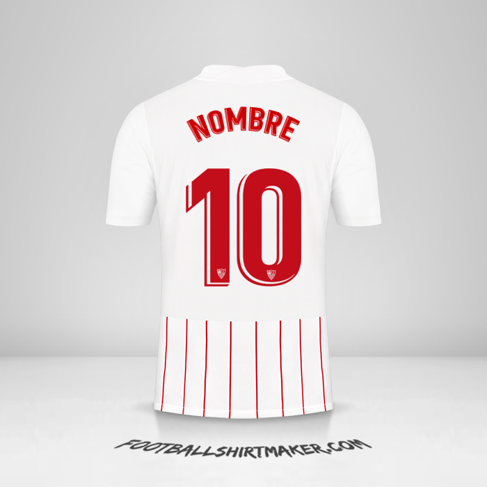 Camiseta Sevilla FC 2021/2022 -  nombre - 10