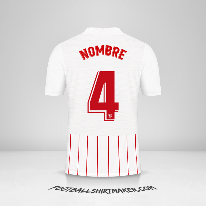 Camiseta Sevilla FC 2021/2022 -  nombre - 4