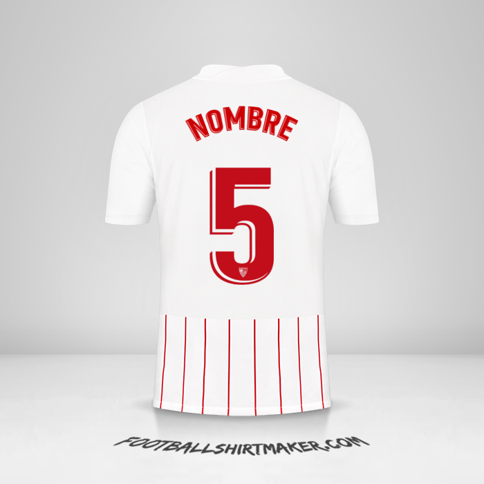 Camiseta Sevilla FC 2021/2022 -  nombre - 5