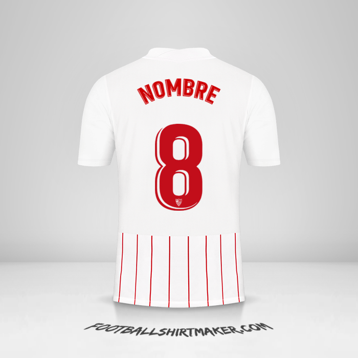 Camiseta Sevilla FC 2021/2022 -  nombre - 8