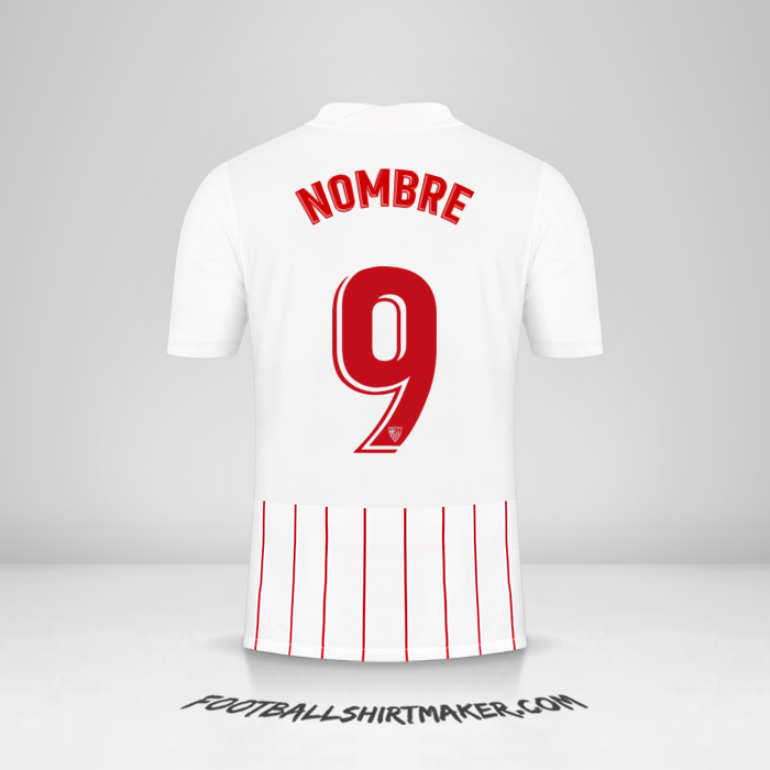 Camiseta Sevilla FC 2021/2022 -  nombre - 9