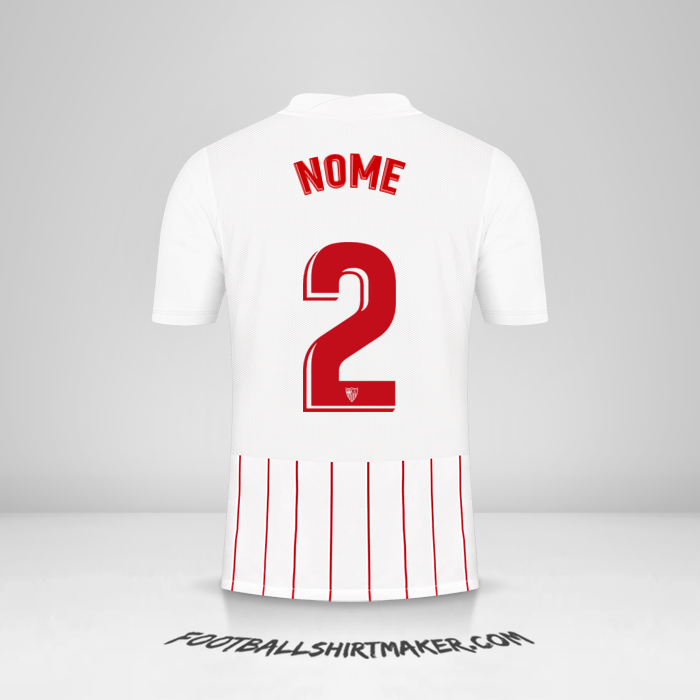 Camisola Sevilla FC 2021/2022 -  nome - 2