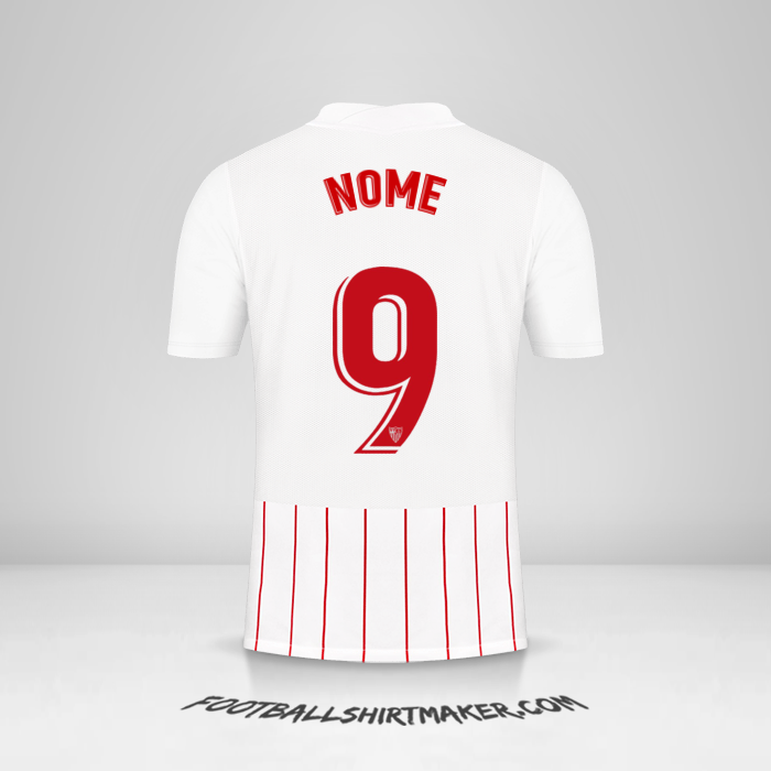 Camisa Sevilla FC 2021/2022 -  nome - 9